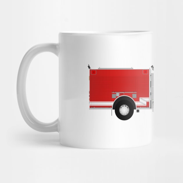 Red Fire Engine by BassFishin